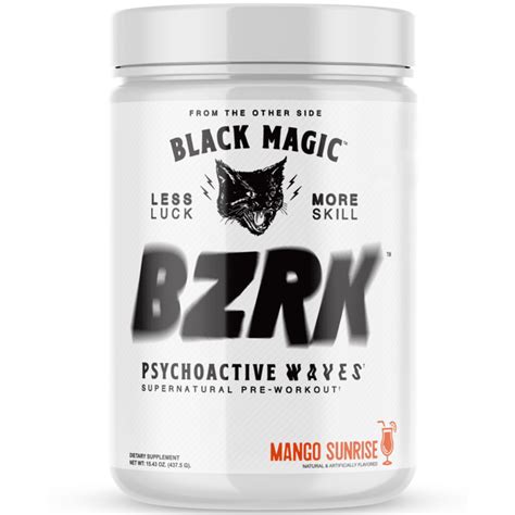 Bzrk black matic pre workout